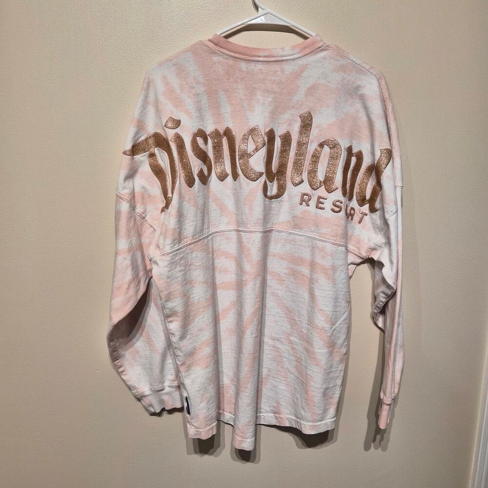 Spirit Jersey Disneyland Resort Briar Rose Gold Tie-Dye Long Sleeve Small Pink
